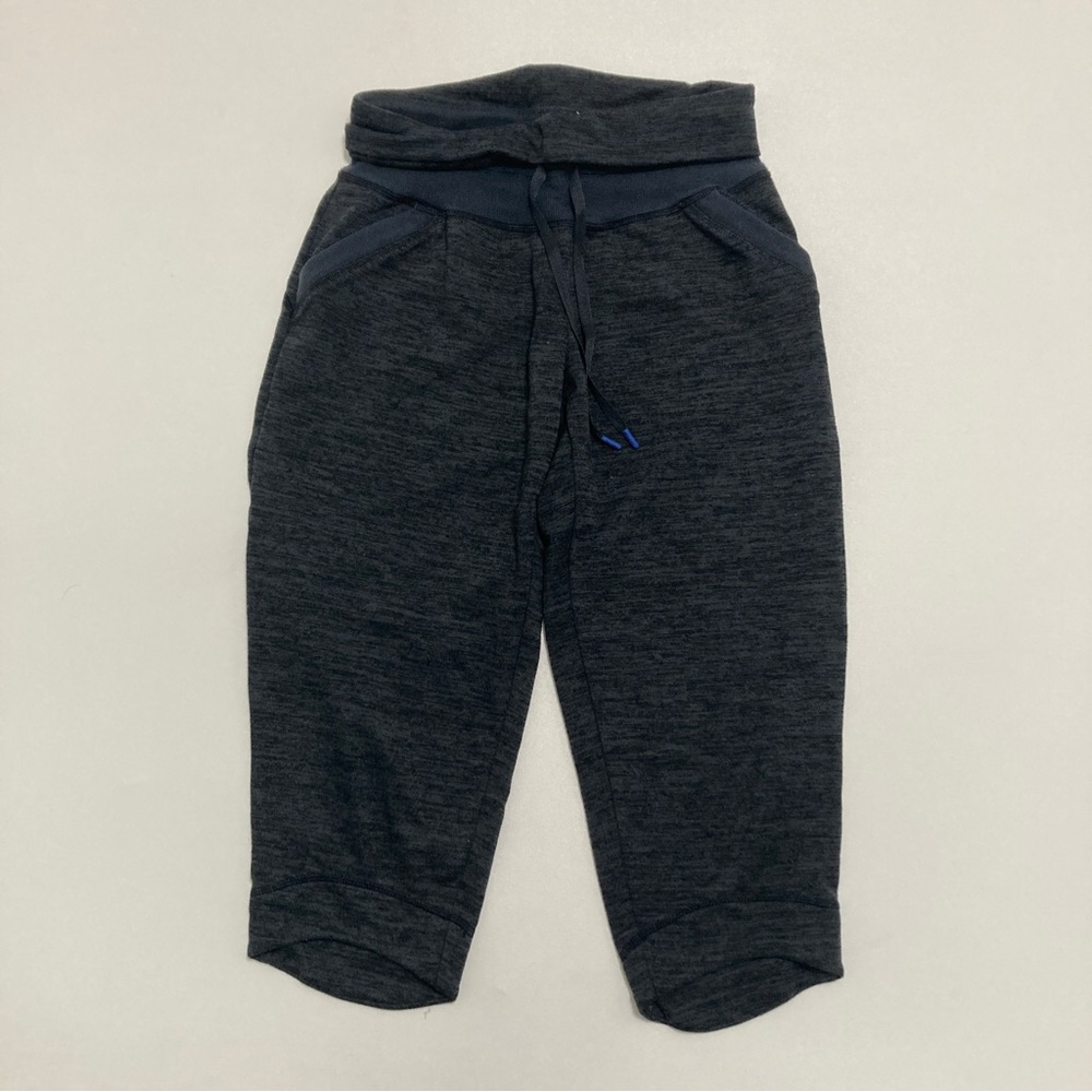 Athleta Foldover Cropped Sweat Pants Womens Size S
